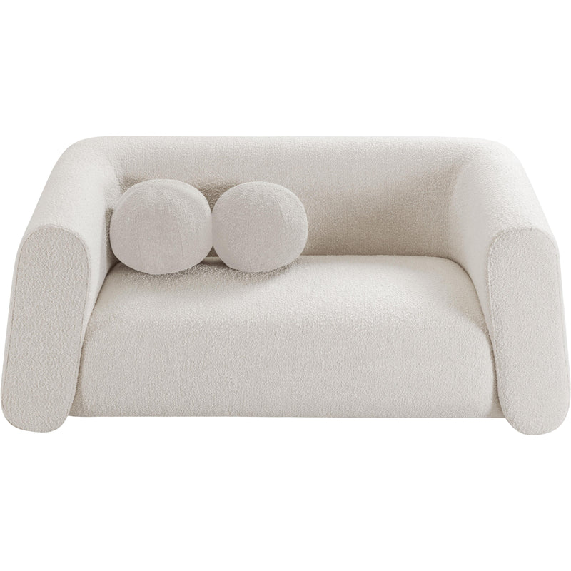 Diamond Modern Furniture Meridian Loveseats Stationary 113Cream-L IMAGE 5