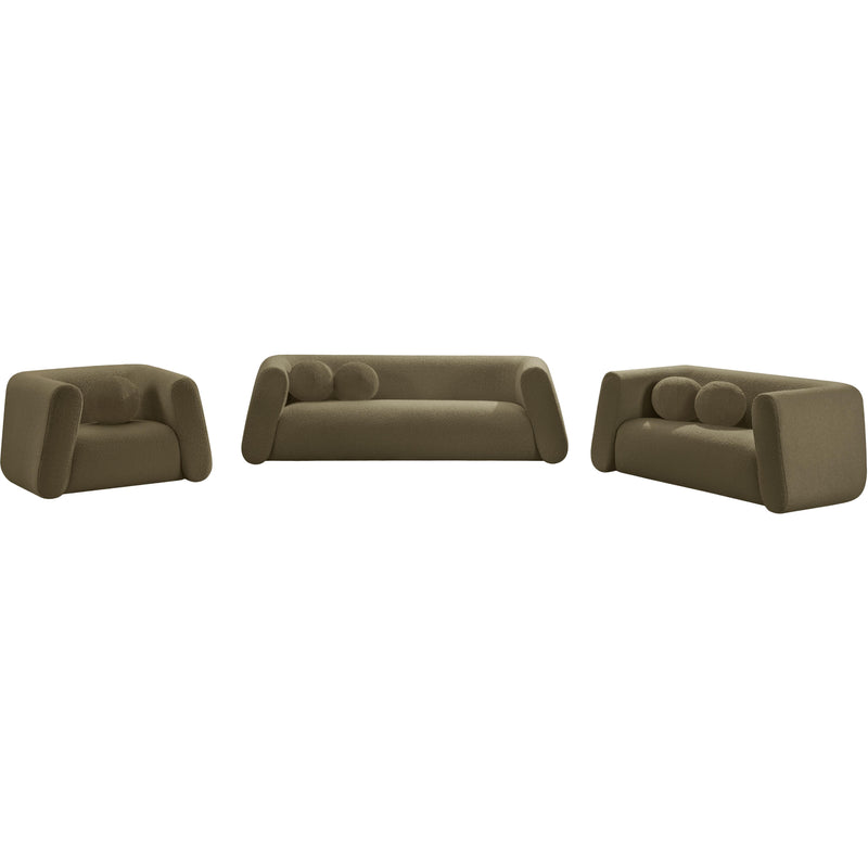 Diamond Modern Furniture Meridian Loveseats Stationary 113Olive-L IMAGE 15