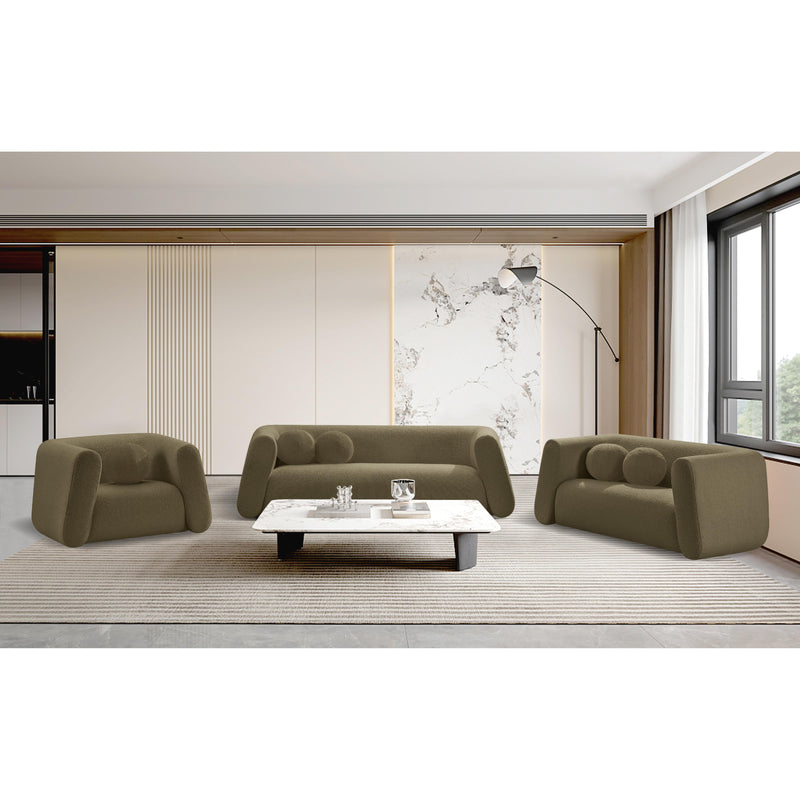 Diamond Modern Furniture Meridian Loveseats Stationary 113Olive-L IMAGE 16