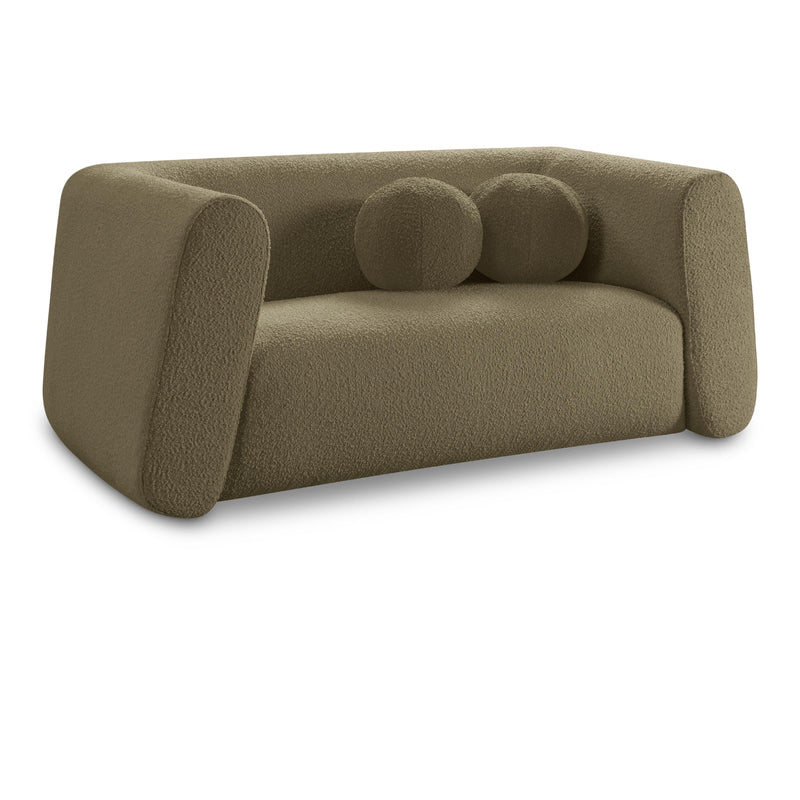 Diamond Modern Furniture Meridian Loveseats Stationary 113Olive-L IMAGE 1