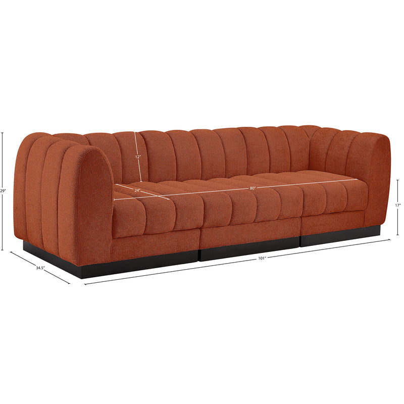 Diamond Modern Furniture Meridian Sofas Stationary 124Cognac-S101 IMAGE 11