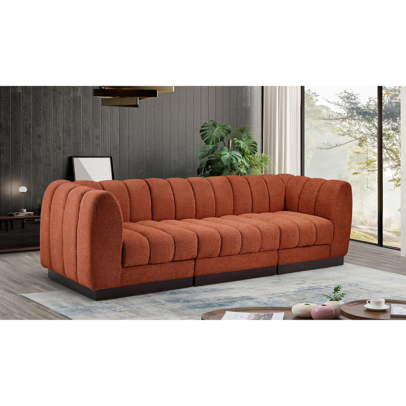 Diamond Modern Furniture Meridian Sofas Stationary 124Cognac-S101 IMAGE 2