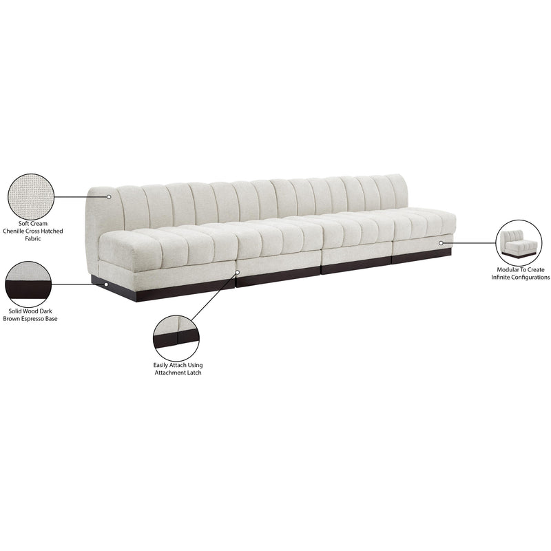 Diamond Modern Furniture Meridian Sofas Stationary 124Cream-S128 IMAGE 10