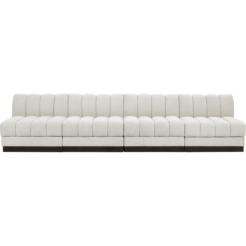 Diamond Modern Furniture Meridian Sofas Stationary 124Cream-S128 IMAGE 4