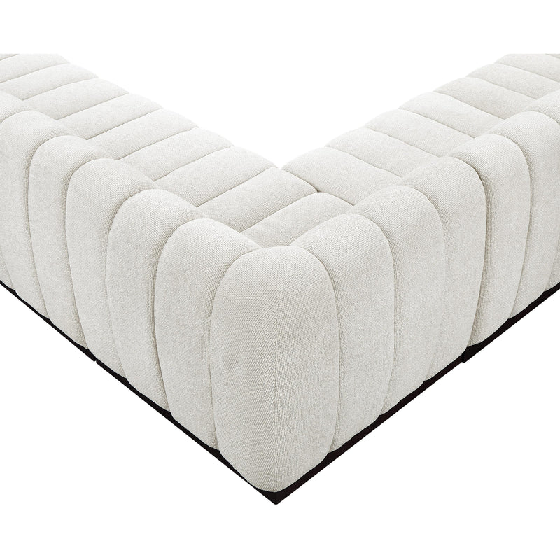 Diamond Modern Furniture Meridian Sectionals Stationary 124Cream-Sec5C IMAGE 11