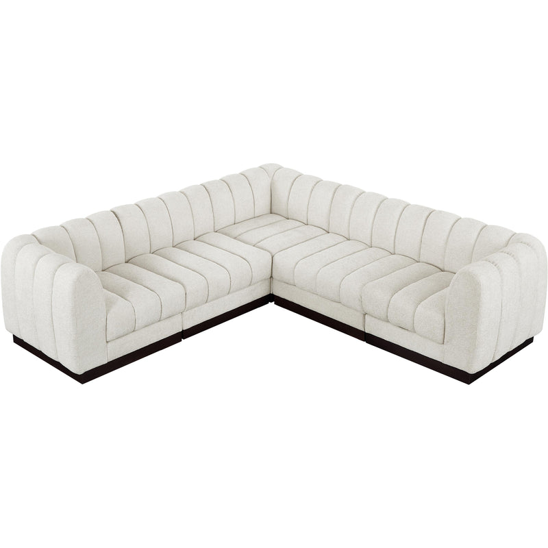 Diamond Modern Furniture Meridian Sectionals Stationary 124Cream-Sec5C IMAGE 5