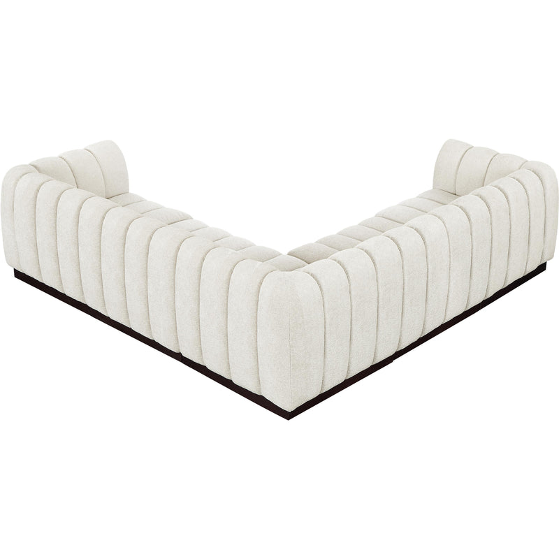 Diamond Modern Furniture Meridian Sectionals Stationary 124Cream-Sec5C IMAGE 6