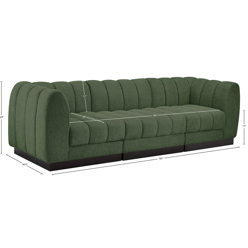 Diamond Modern Furniture Meridian Sofas Stationary 124Green-S101 IMAGE 11