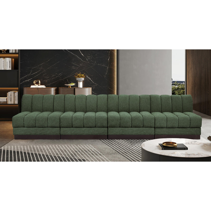 Diamond Modern Furniture Meridian Sofas Stationary 124Green-S128 IMAGE 2