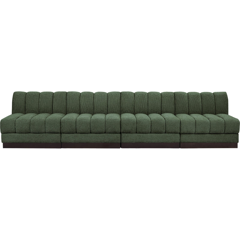 Diamond Modern Furniture Meridian Sofas Stationary 124Green-S128 IMAGE 4