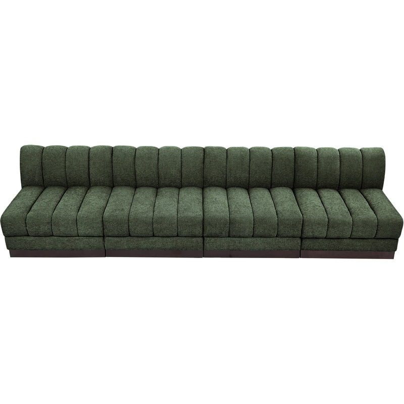 Diamond Modern Furniture Meridian Sofas Stationary 124Green-S128 IMAGE 5