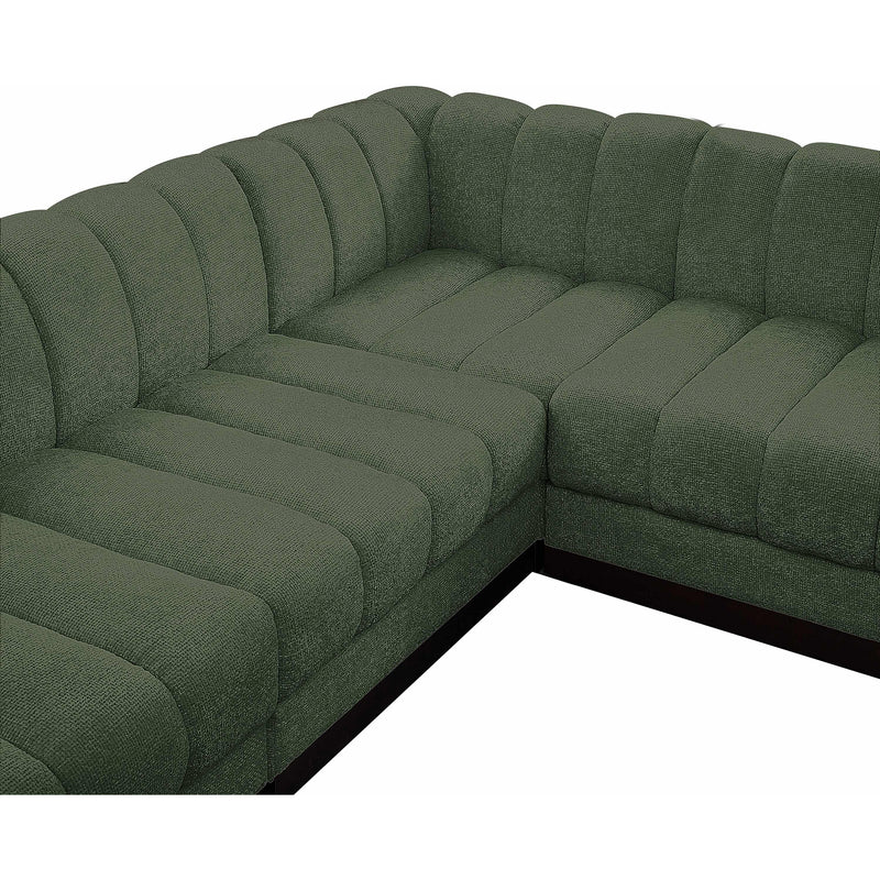 Diamond Modern Furniture Meridian Sectionals Stationary 124Green-Sec5C IMAGE 10