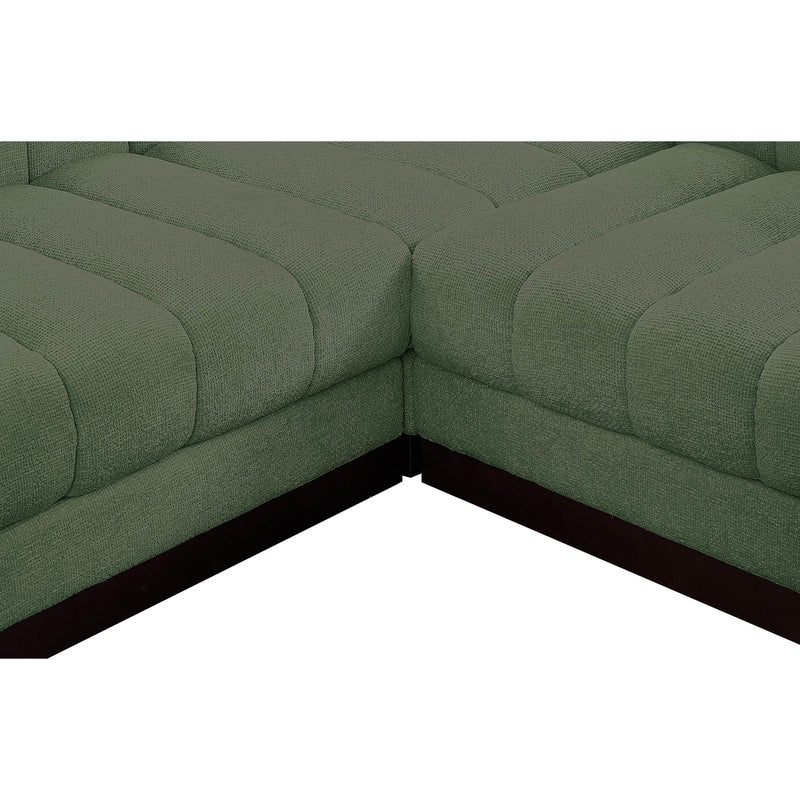 Diamond Modern Furniture Meridian Sectionals Stationary 124Green-Sec5C IMAGE 12