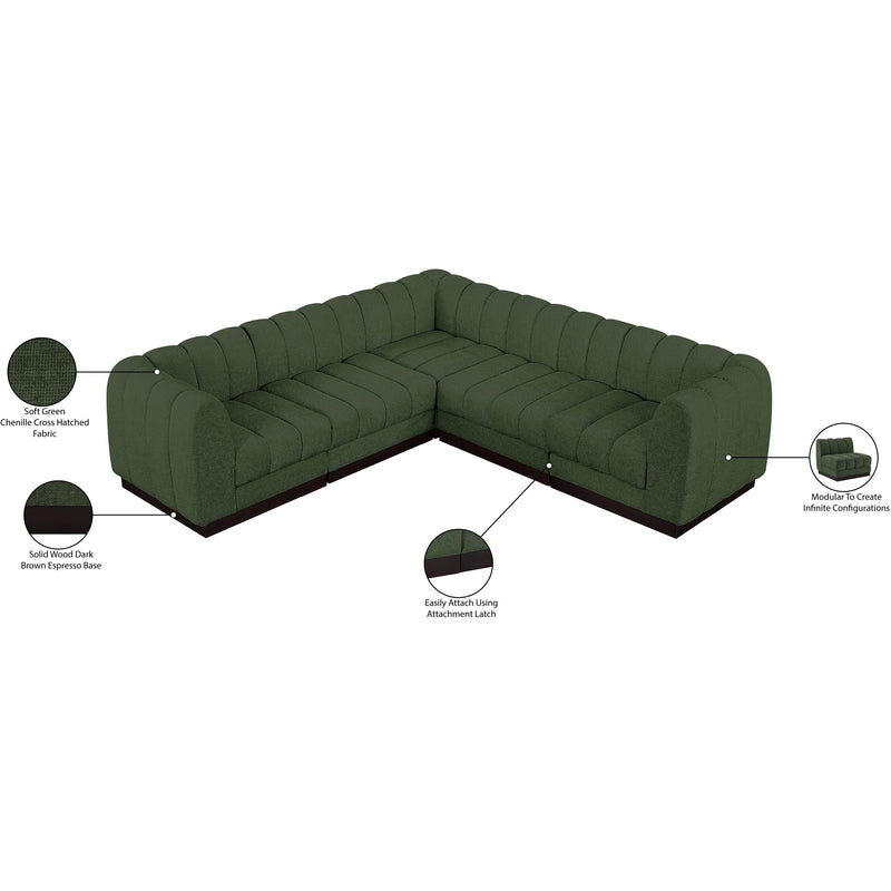 Diamond Modern Furniture Meridian Sectionals Stationary 124Green-Sec5C IMAGE 14