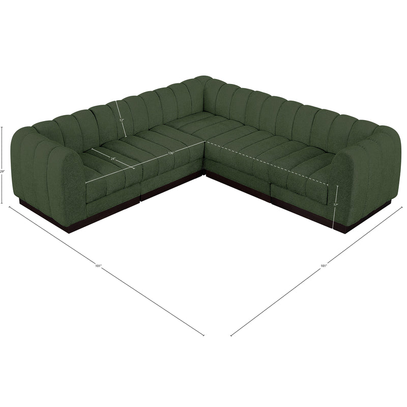 Diamond Modern Furniture Meridian Sectionals Stationary 124Green-Sec5C IMAGE 15