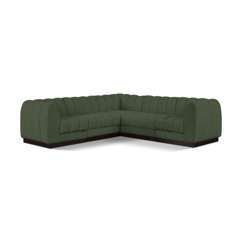 Diamond Modern Furniture Meridian Sectionals Stationary 124Green-Sec5C IMAGE 1