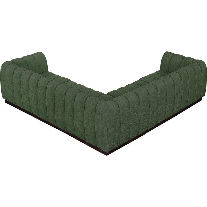 Diamond Modern Furniture Meridian Sectionals Stationary 124Green-Sec5C IMAGE 6