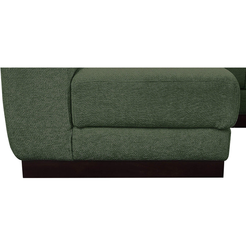 Diamond Modern Furniture Meridian Sectionals Stationary 124Green-Sec8A IMAGE 12