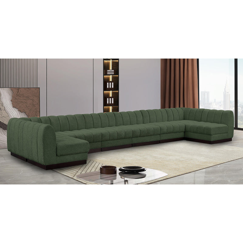 Diamond Modern Furniture Meridian Sectionals Stationary 124Green-Sec8A IMAGE 2