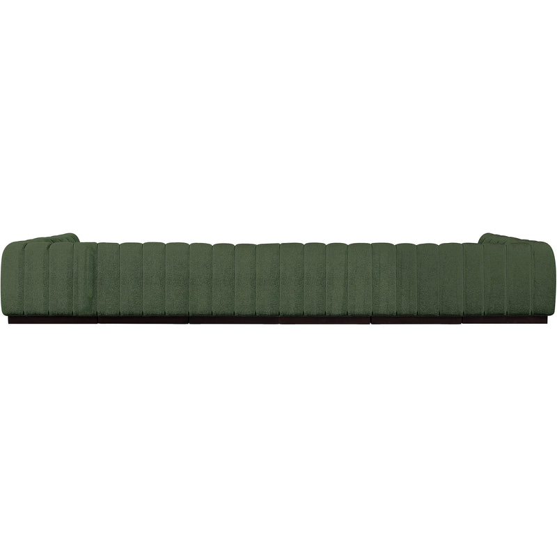 Diamond Modern Furniture Meridian Sectionals Stationary 124Green-Sec8A IMAGE 3