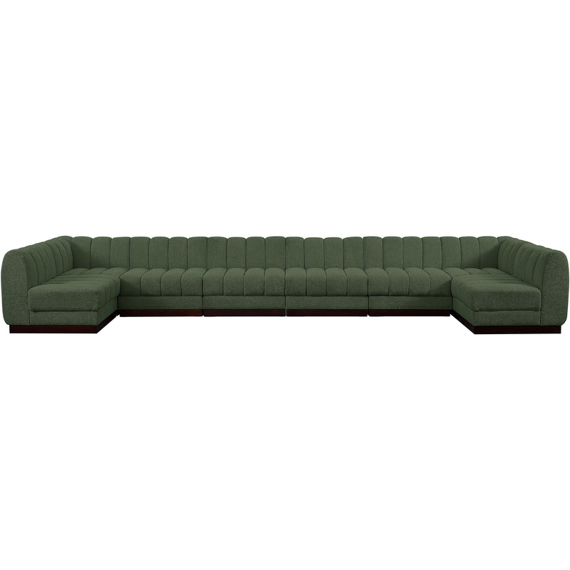 Diamond Modern Furniture Meridian Sectionals Stationary 124Green-Sec8A IMAGE 4