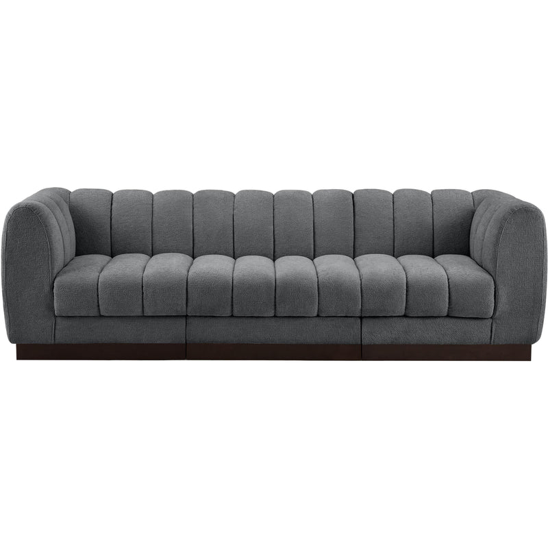 Diamond Modern Furniture Meridian Sofas Stationary 124Grey-S101 IMAGE 4