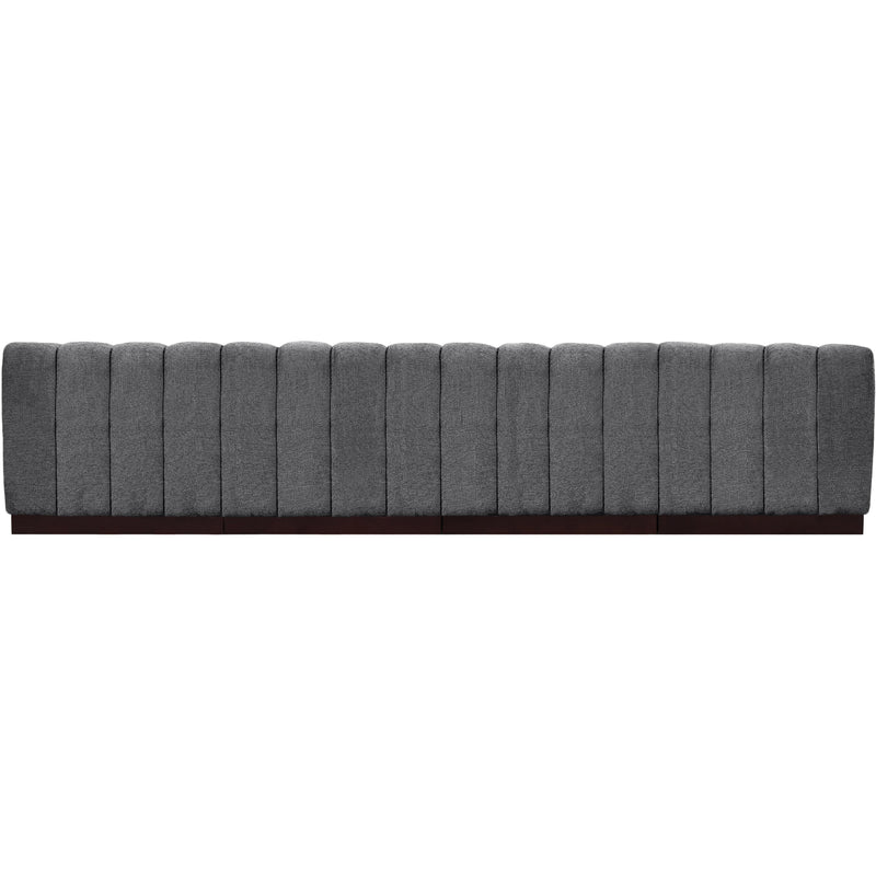 Diamond Modern Furniture Meridian Sofas Stationary 124Grey-S128 IMAGE 3