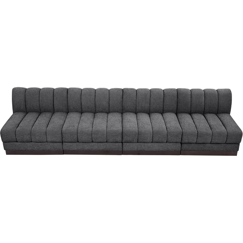 Diamond Modern Furniture Meridian Sofas Stationary 124Grey-S128 IMAGE 5