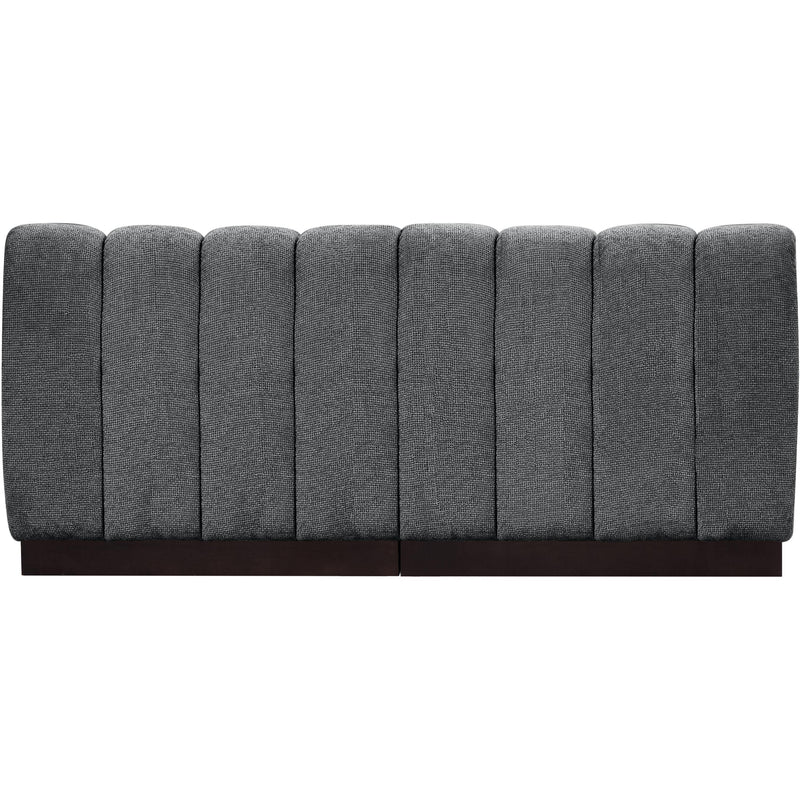 Diamond Modern Furniture Meridian Sofas Stationary 124Grey-S64 IMAGE 3