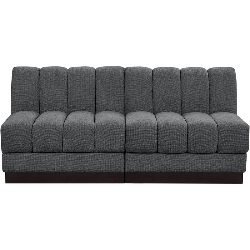 Diamond Modern Furniture Meridian Sofas Stationary 124Grey-S64 IMAGE 4