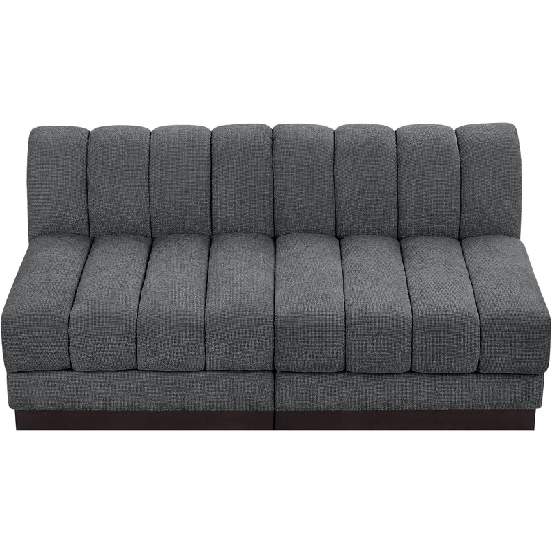 Diamond Modern Furniture Meridian Sofas Stationary 124Grey-S64 IMAGE 5