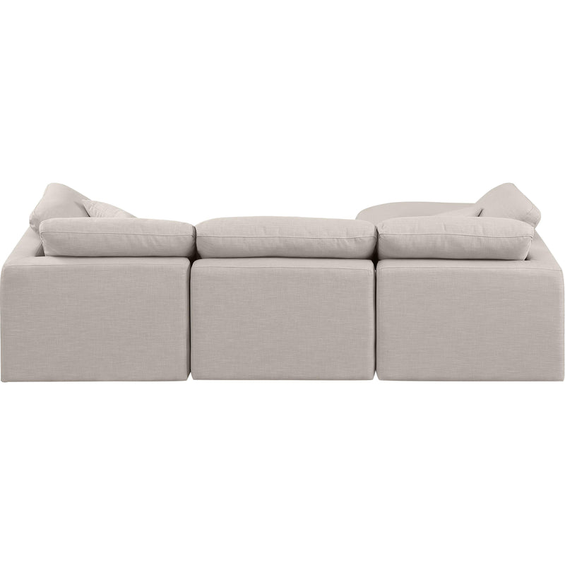 Diamond Modern Furniture Meridian Sectionals Stationary 141Beige-Sec4A IMAGE 3