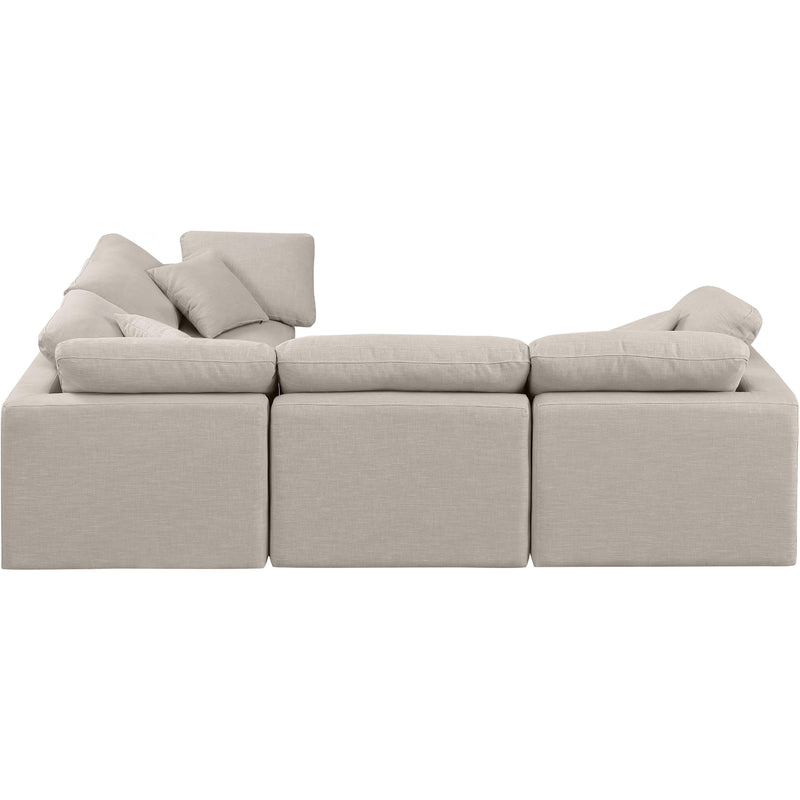 Diamond Modern Furniture Meridian Sectionals Stationary 141Beige-Sec4C IMAGE 5