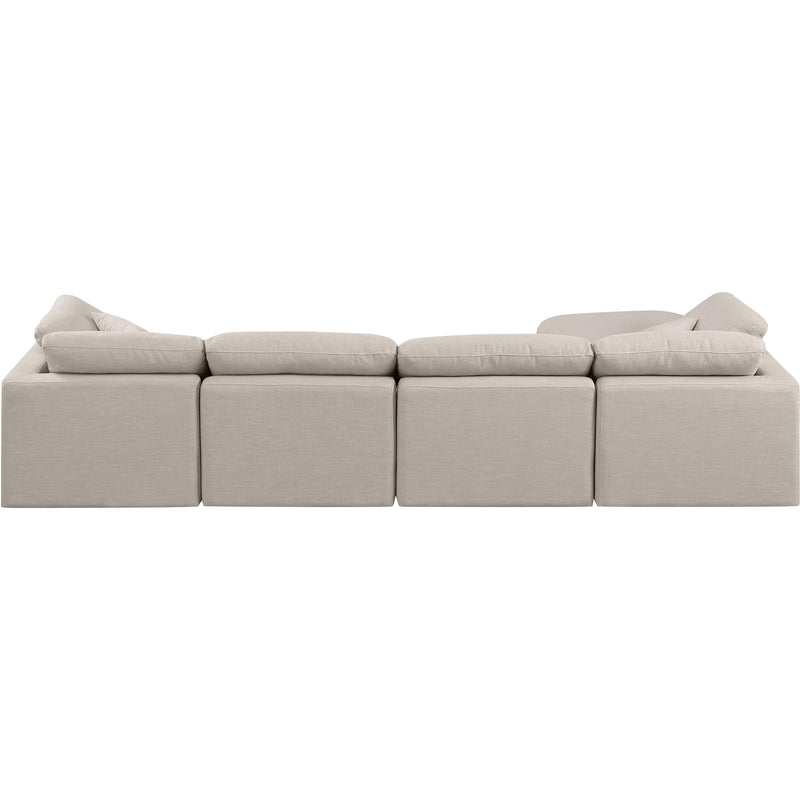 Diamond Modern Furniture Meridian Sectionals Stationary 141Beige-Sec5A IMAGE 3