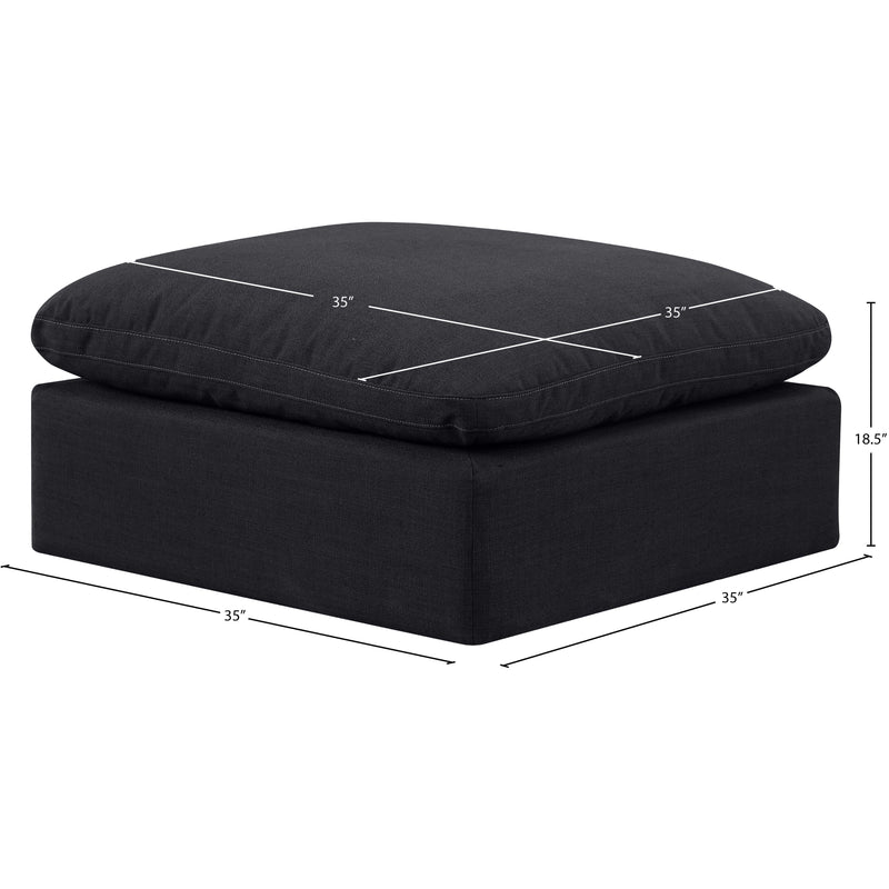 Diamond Modern Furniture Meridian Ottomans Ottomans 141Black-Ott IMAGE 6