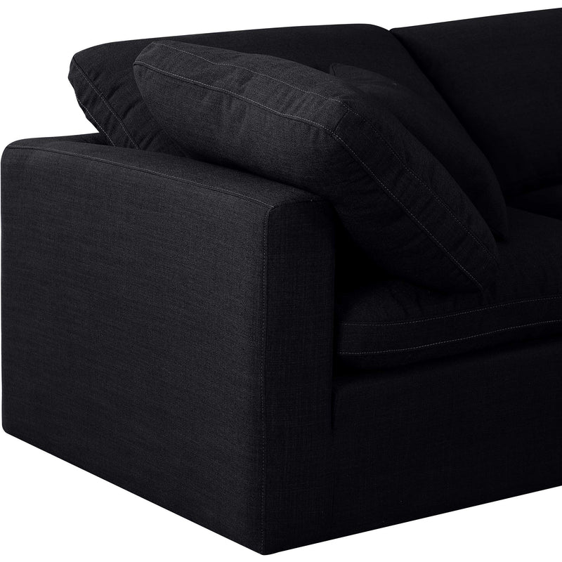 Diamond Modern Furniture Meridian Sectionals Stationary 141Black-Sec4A IMAGE 6