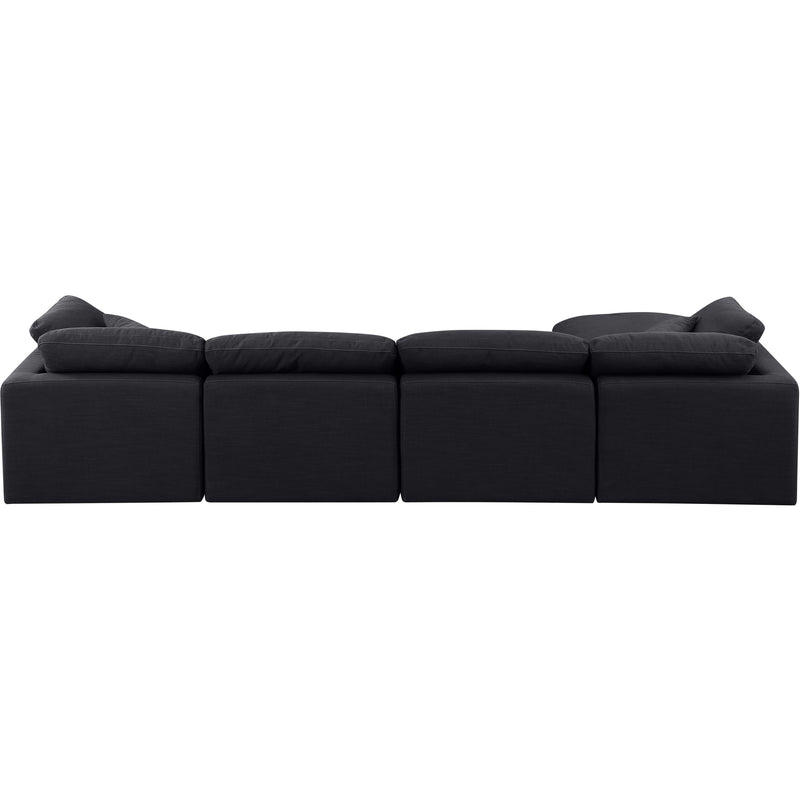 Diamond Modern Furniture Meridian Sectionals Stationary 141Black-Sec5A IMAGE 3