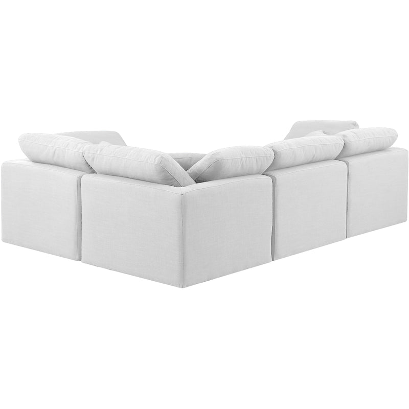 Diamond Modern Furniture Meridian Sectionals Stationary 141White-Sec4C IMAGE 3