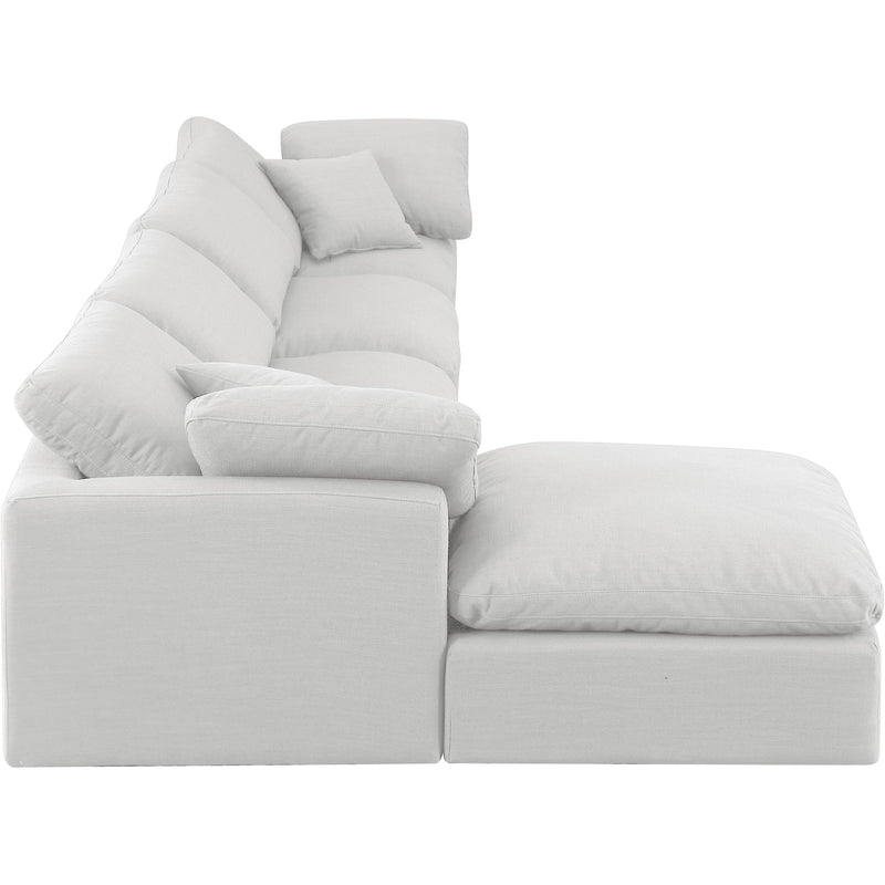 Diamond Modern Furniture Meridian Sectionals Stationary 141White-Sec5A IMAGE 5