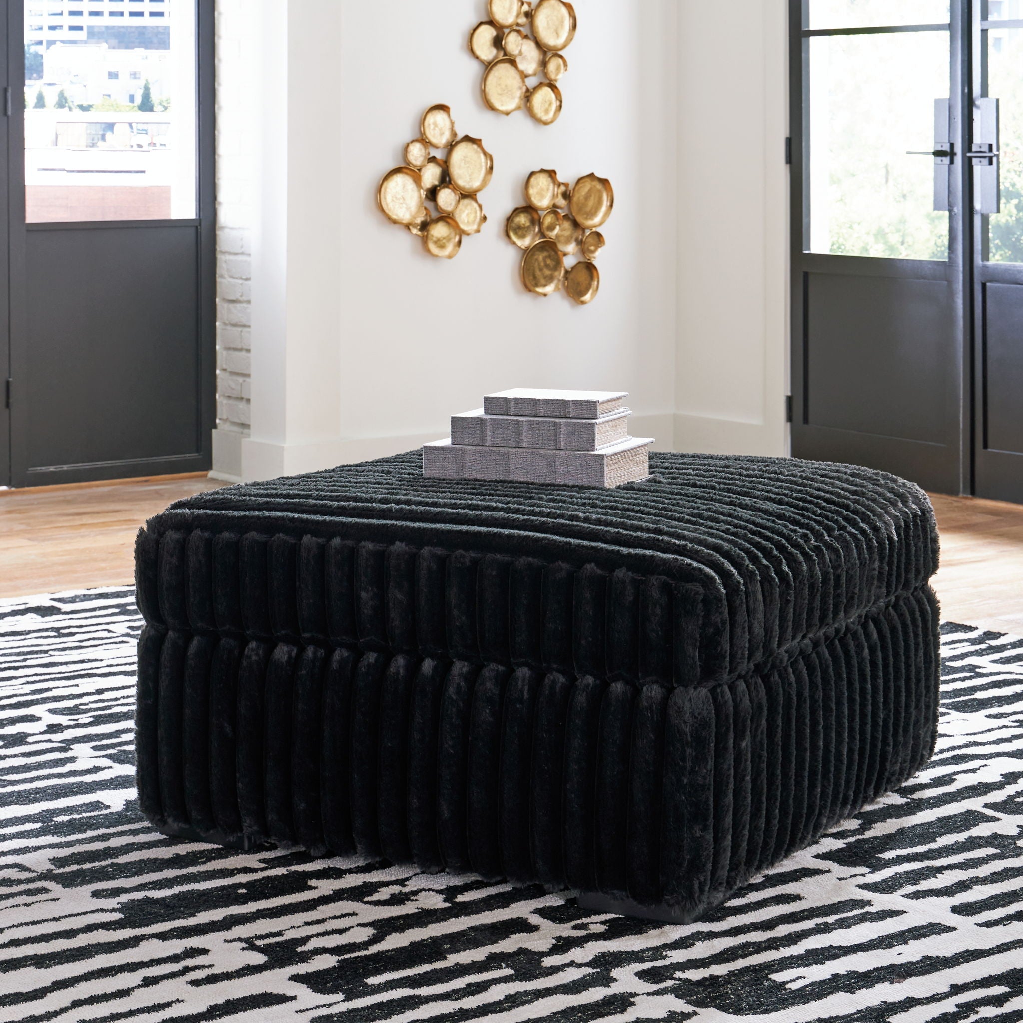 Midnight-Madness - Oversized Accent Ottoman