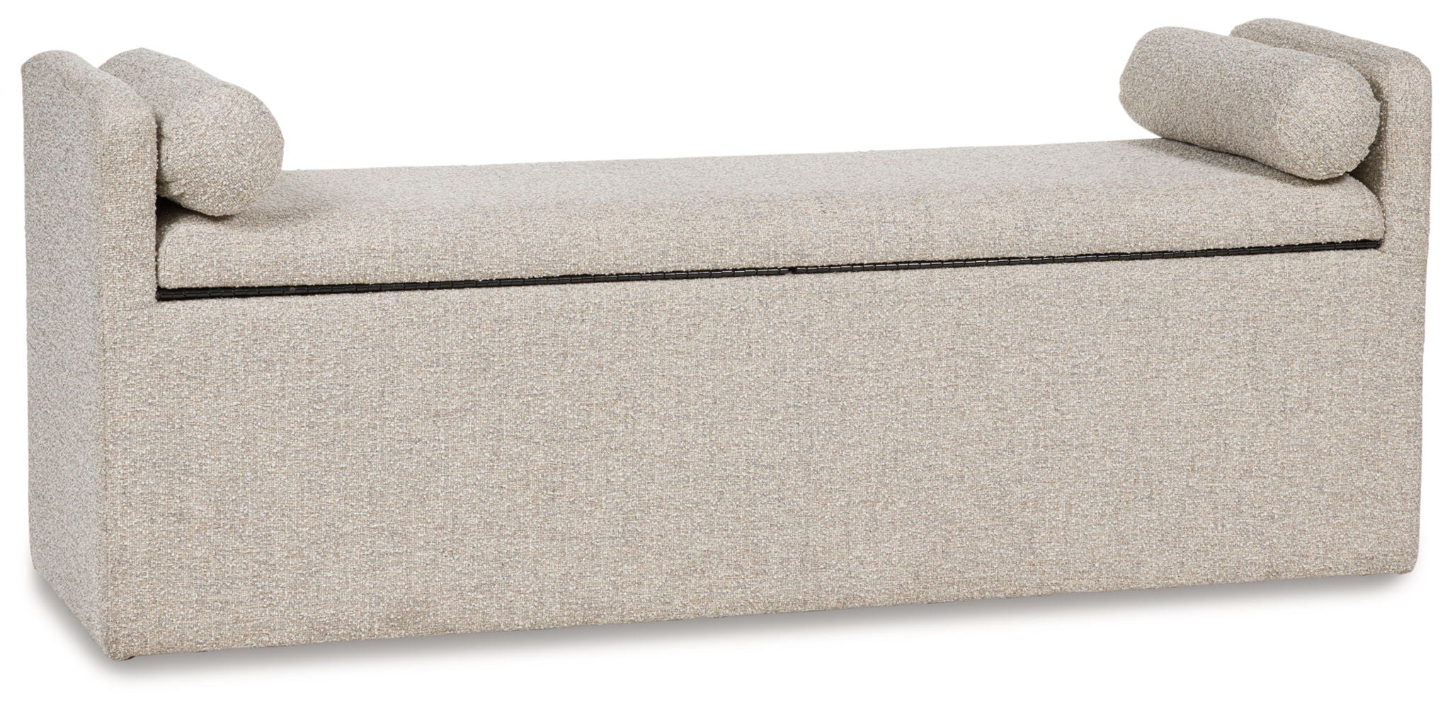 Galliden - Large Upholstered Dining Room Bench - Beige