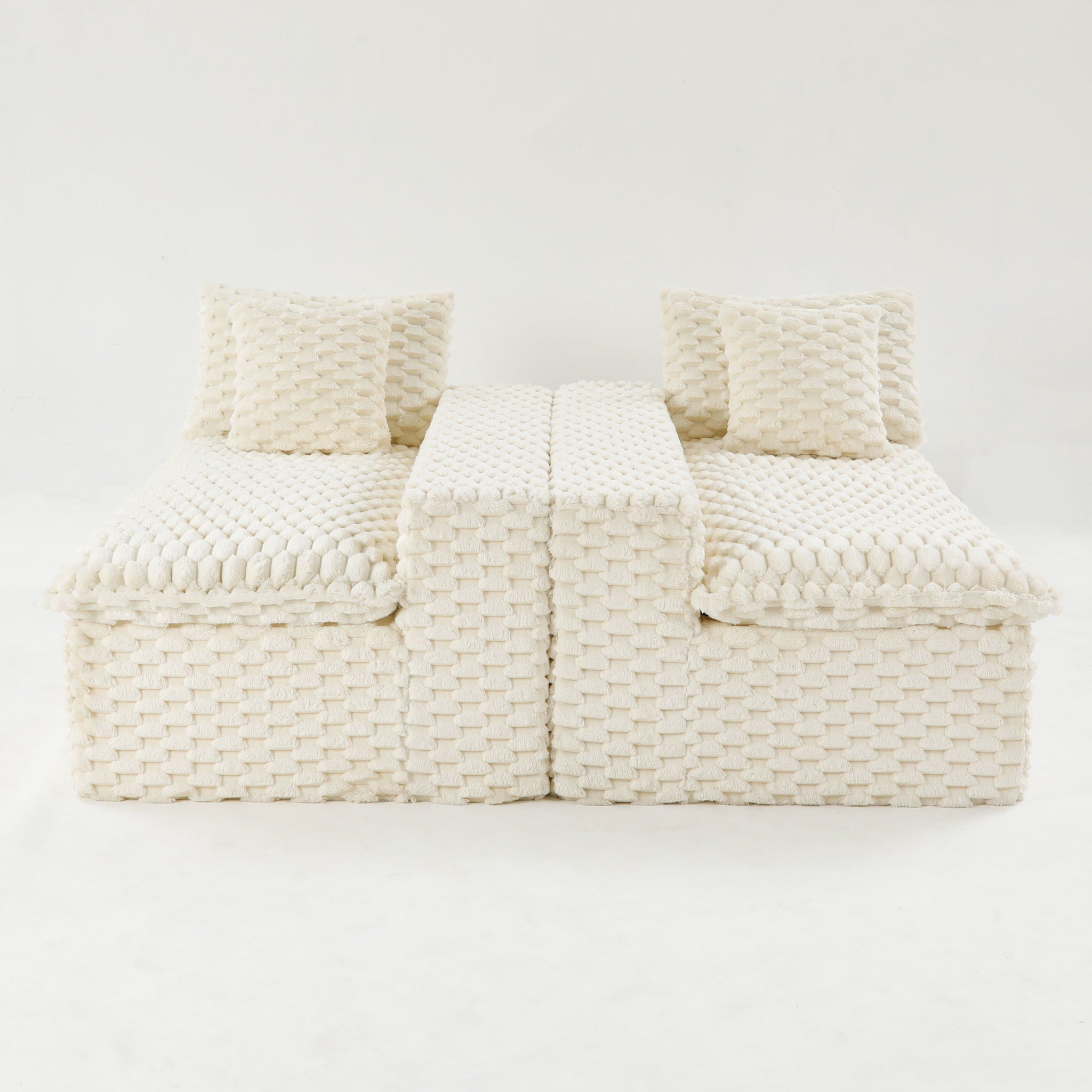 Multifunctional Sofa, Side-By-Side Or Facing Each Other
