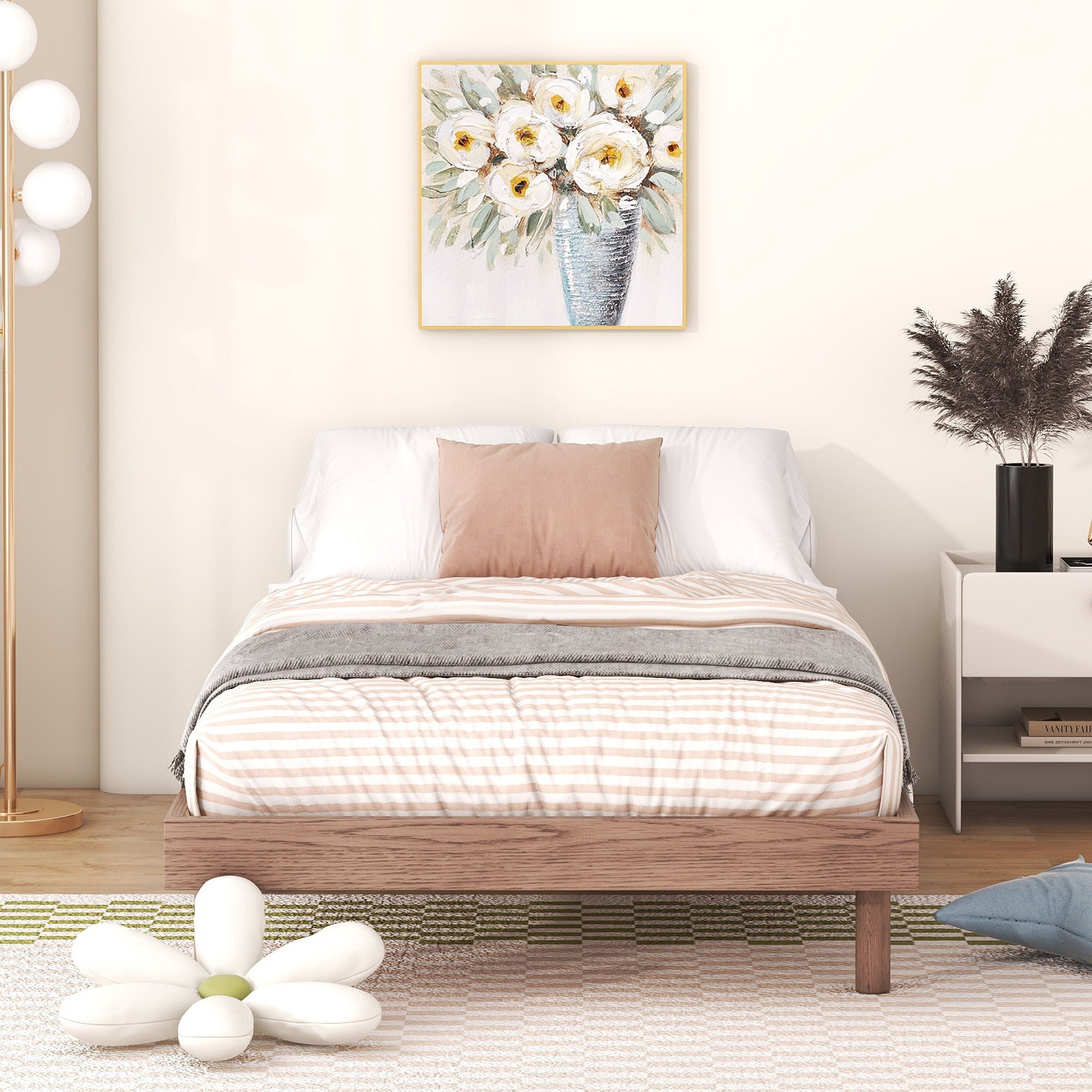 Modern Floating Platform Bed Frame