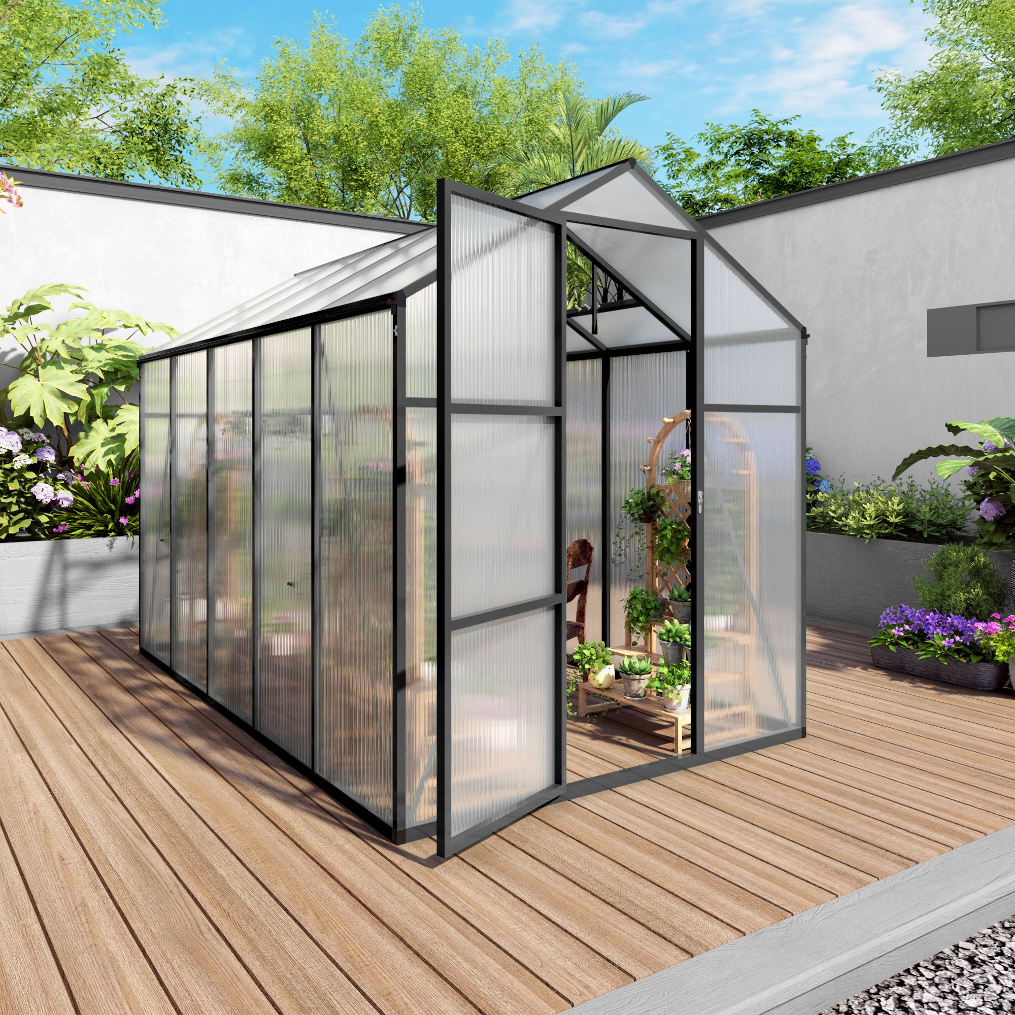 Gain Height Windproof house With Raised Base