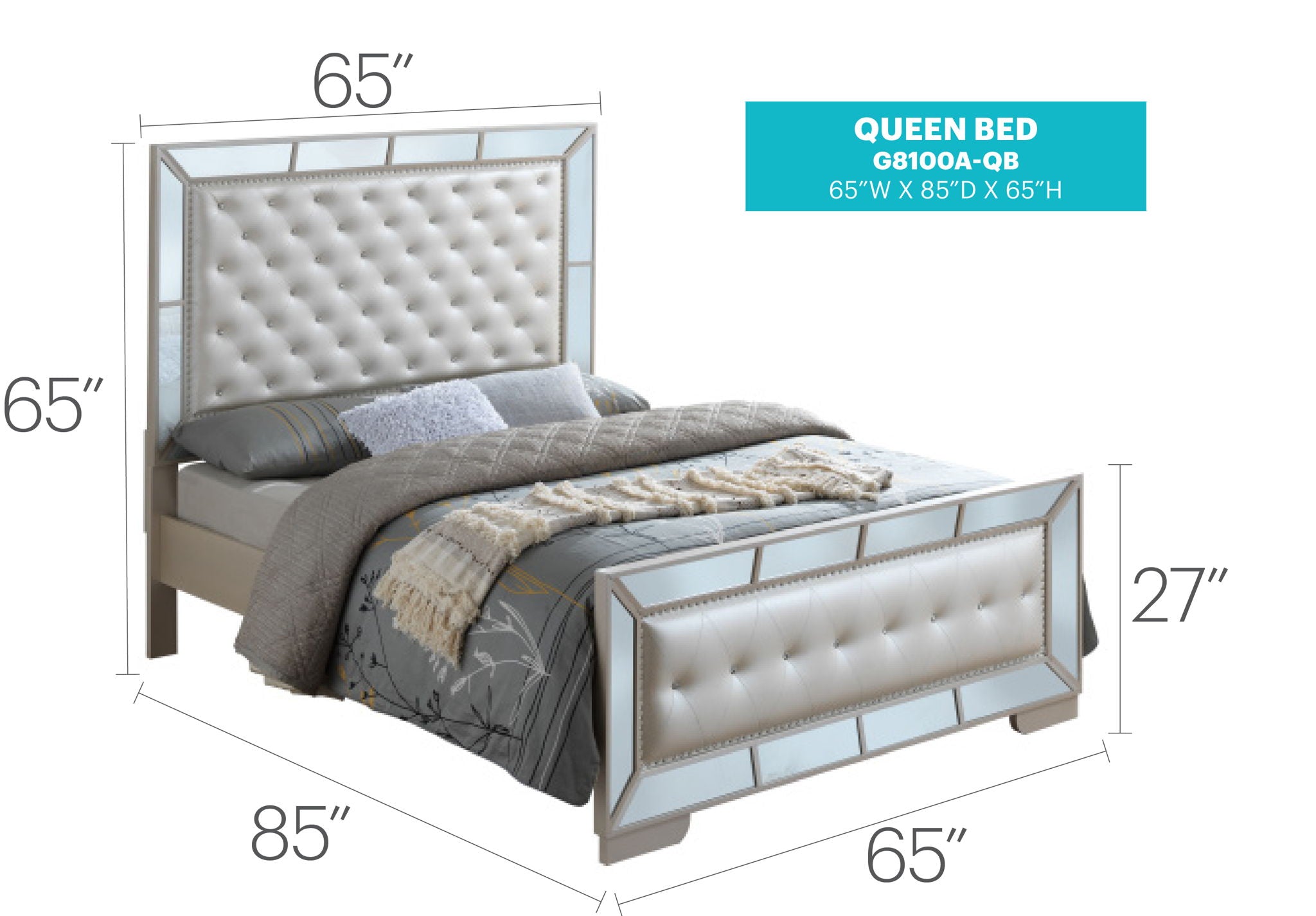 Stylish Contemporary Bed With Minimalist Design