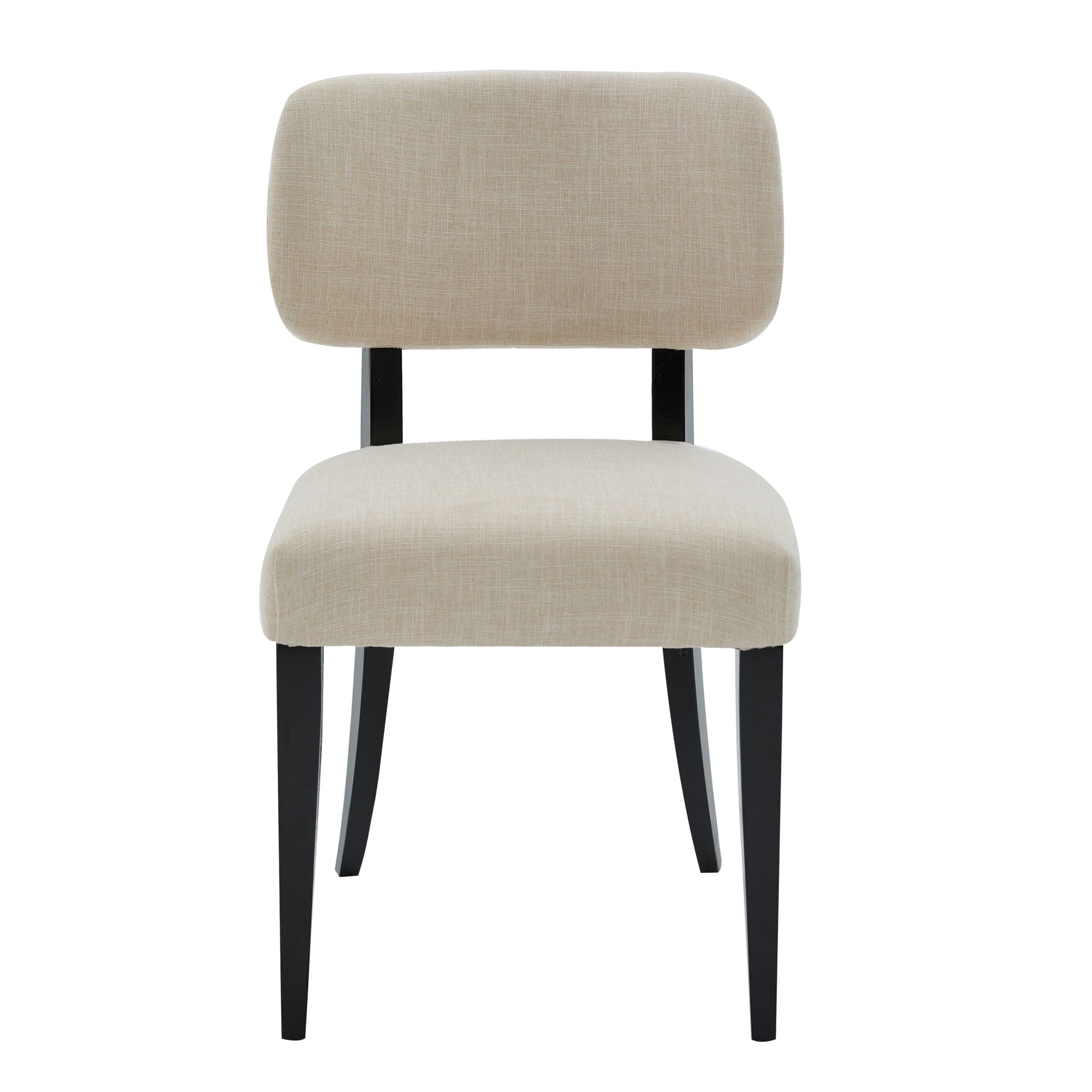 Kitchen Dining Chairs (Set of 2) - Cream
