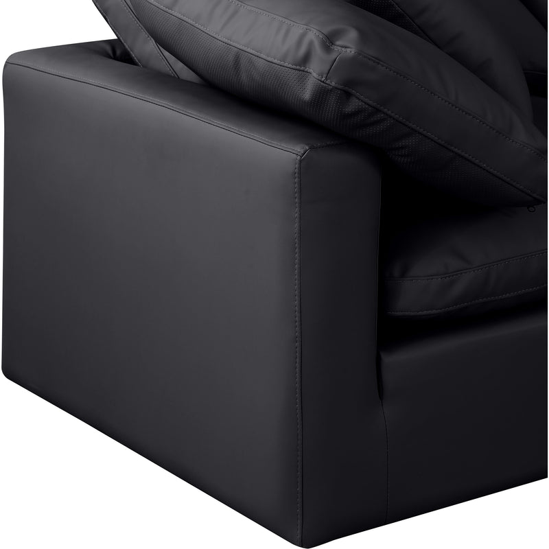 Diamond Modern Furniture Meridian Sectionals Stationary 146Black-Sec4A IMAGE 6