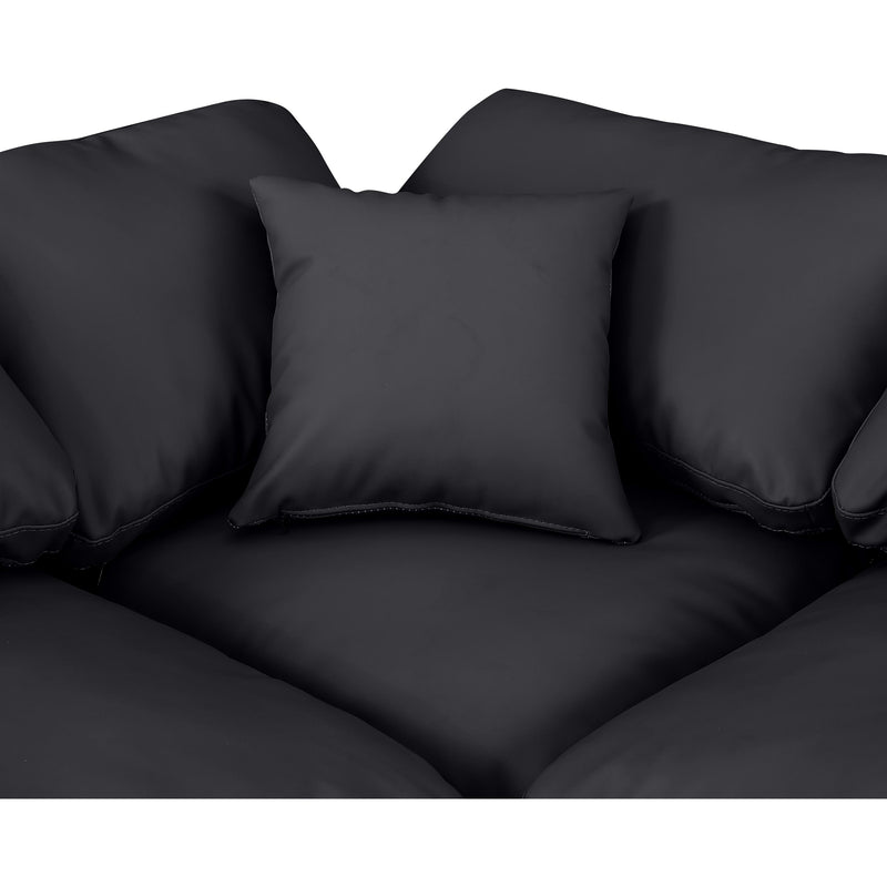 Diamond Modern Furniture Meridian Sectionals Stationary 146Black-Sec4C IMAGE 7