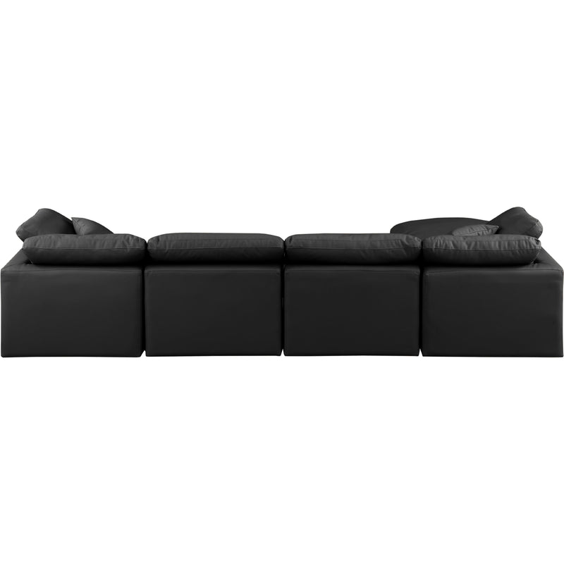 Diamond Modern Furniture Meridian Sectionals Stationary 146Black-Sec5A IMAGE 3