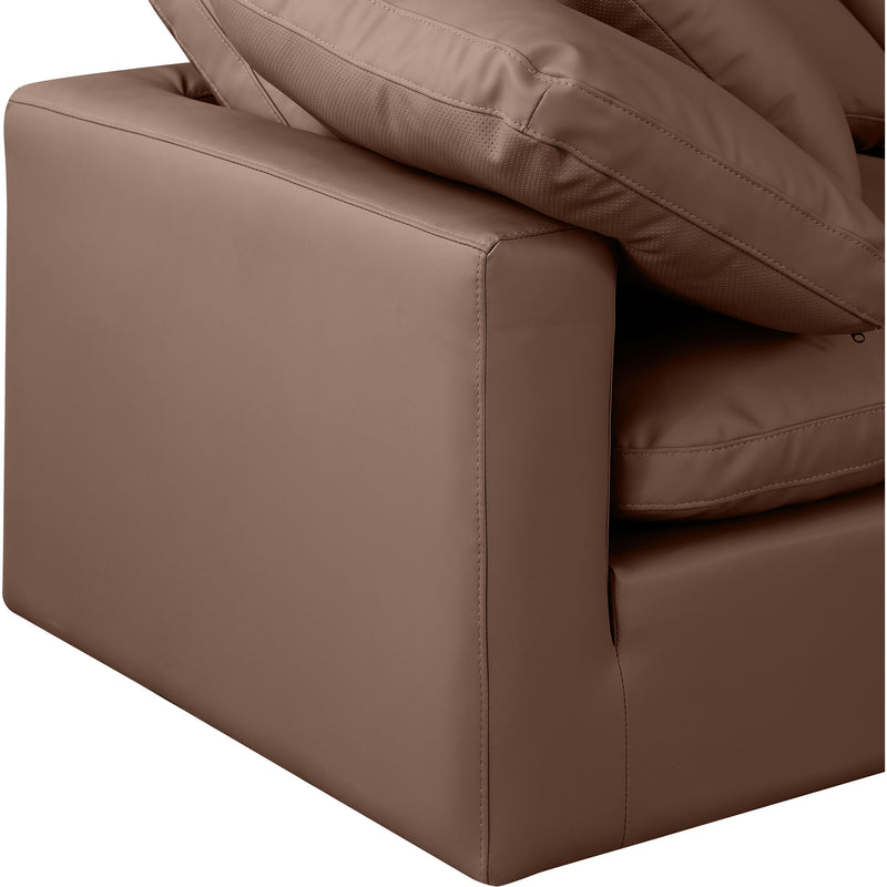 Diamond Modern Furniture Meridian Sectionals Stationary 146Brown-Sec4A IMAGE 6